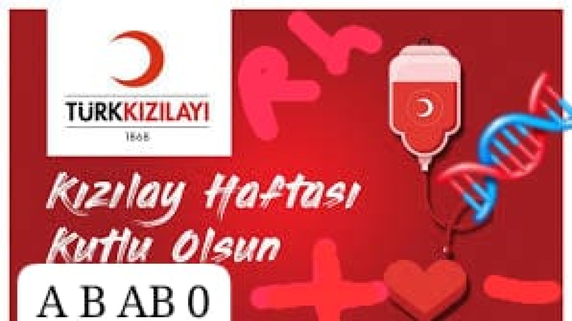 Pano Çalışması - Kızılay Haftası